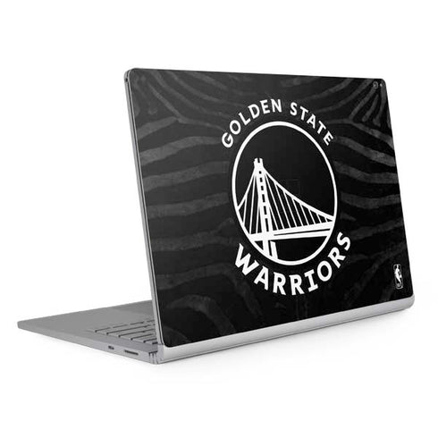 NBA Golden State Warriors Black Animal Print Surface Book 2 15in Skin